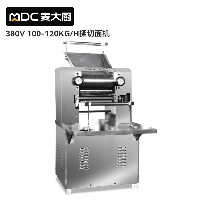 麦大厨大型压面机商用面皮轧面机自动揉切压面机380V 100-120KG[工程款]